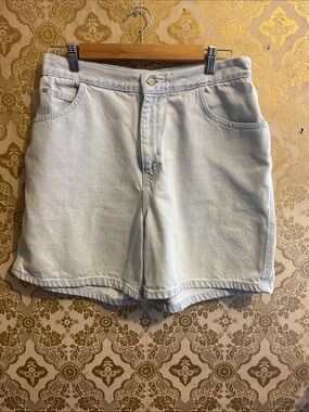 Gitano Light Blue High-Rise Denim Shorts